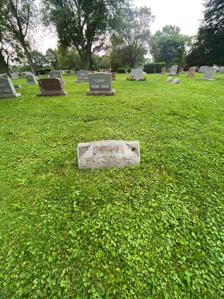 Kenneth G. Wiegand's grave. Photo 1