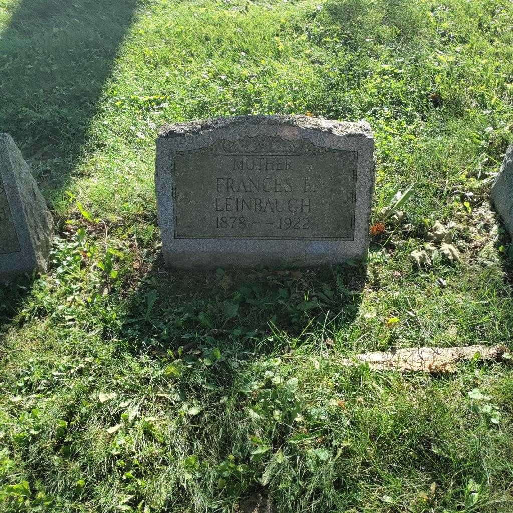 Frances E. Leinbaugh's grave. Photo 3