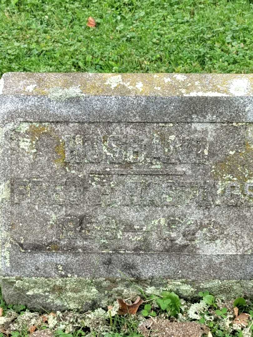 Fred P. Hastings's grave. Photo 3