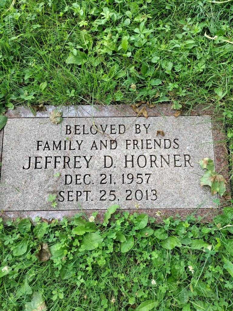 Jeffrey D. Horner's grave. Photo 3