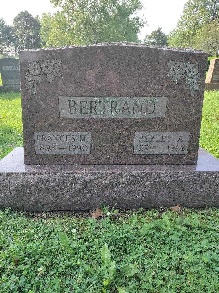 Frances M. Bertrand's grave. Photo 1