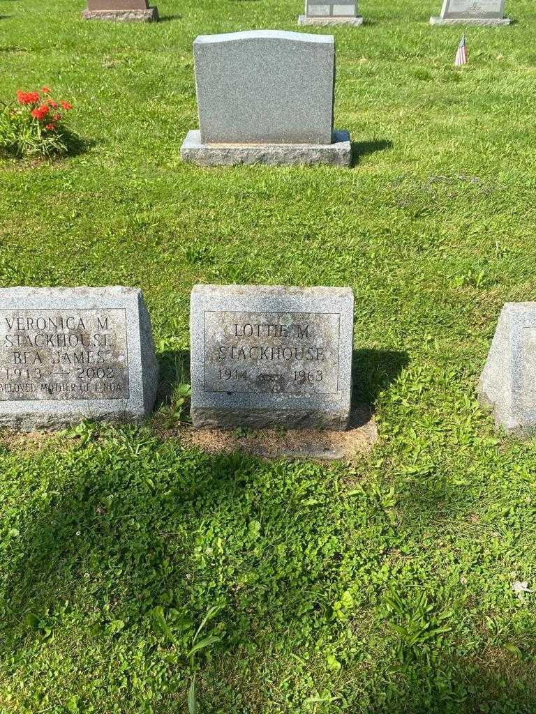 Lottie M. Stackhouse's grave. Photo 2
