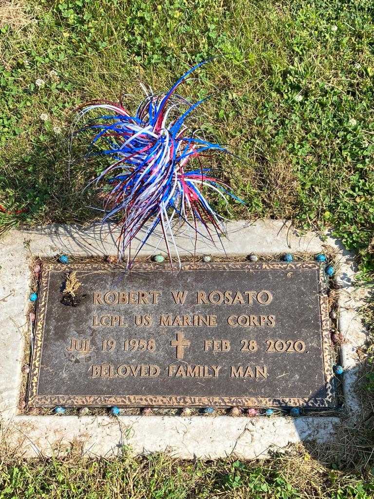 Robert W. Rosato US Marine Corps's grave. Photo 1