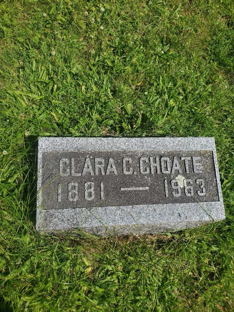 Clara C. Choate's grave. Photo 3