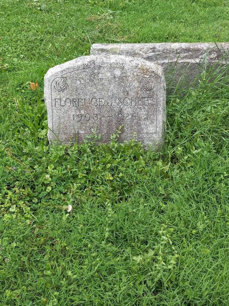 Florence J. Scheel's grave. Photo 2