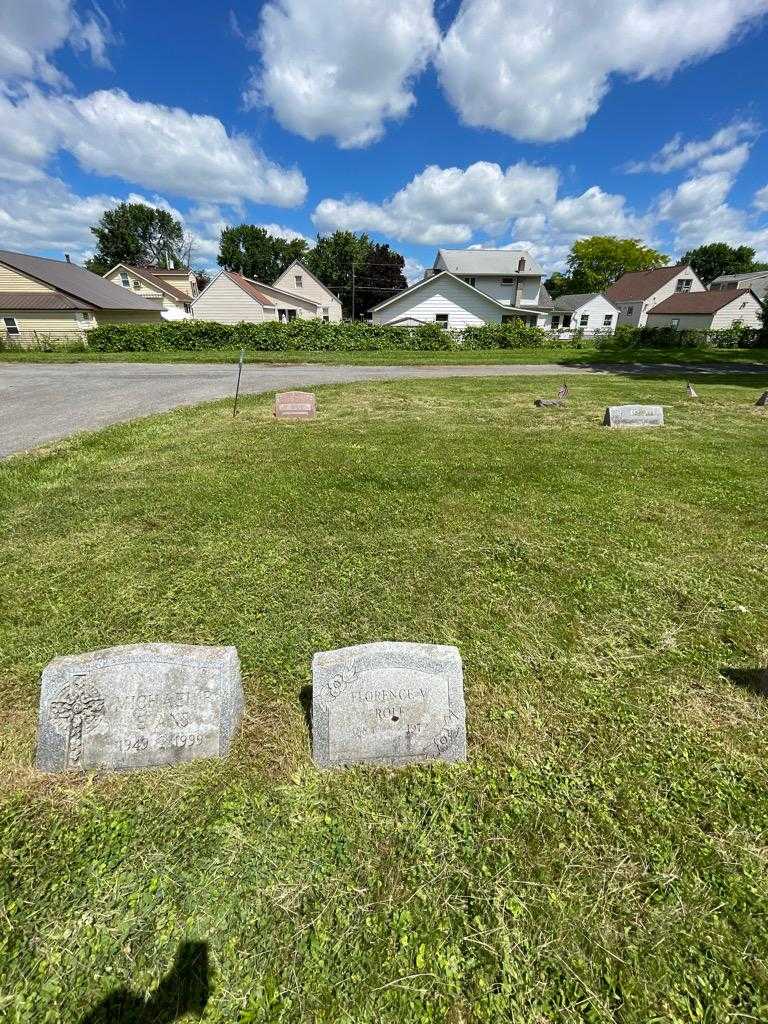 Florence V. Rolf's grave. Photo 1