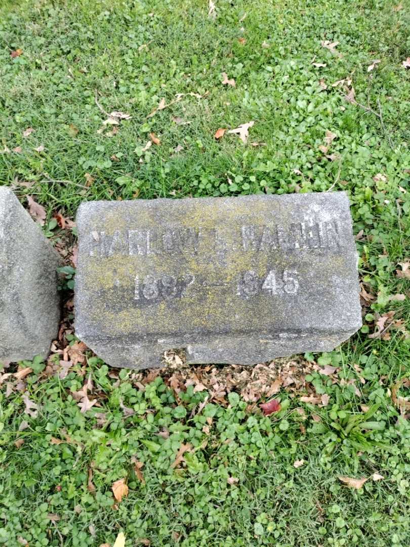 Harlow L. Hamlin's grave. Photo 2