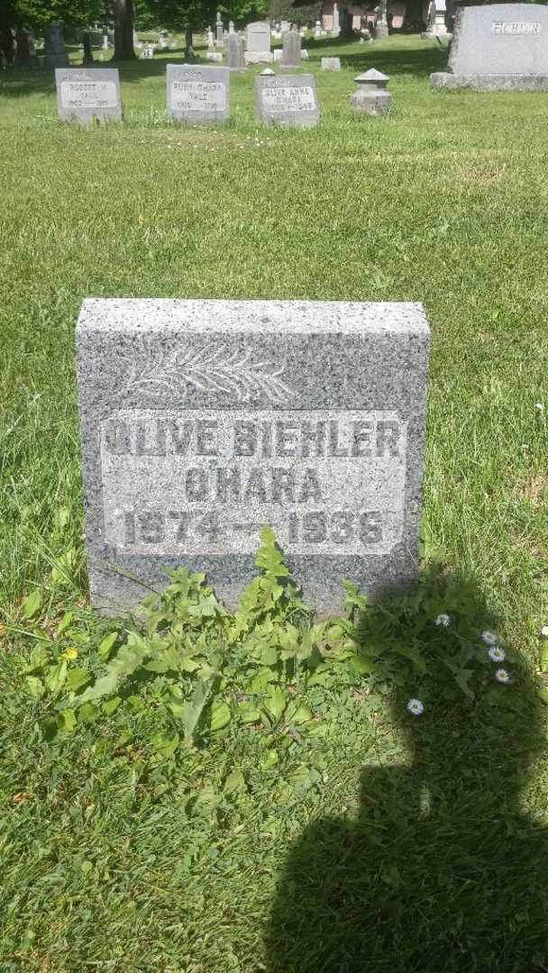 Olive O'Hara's grave. Photo 4