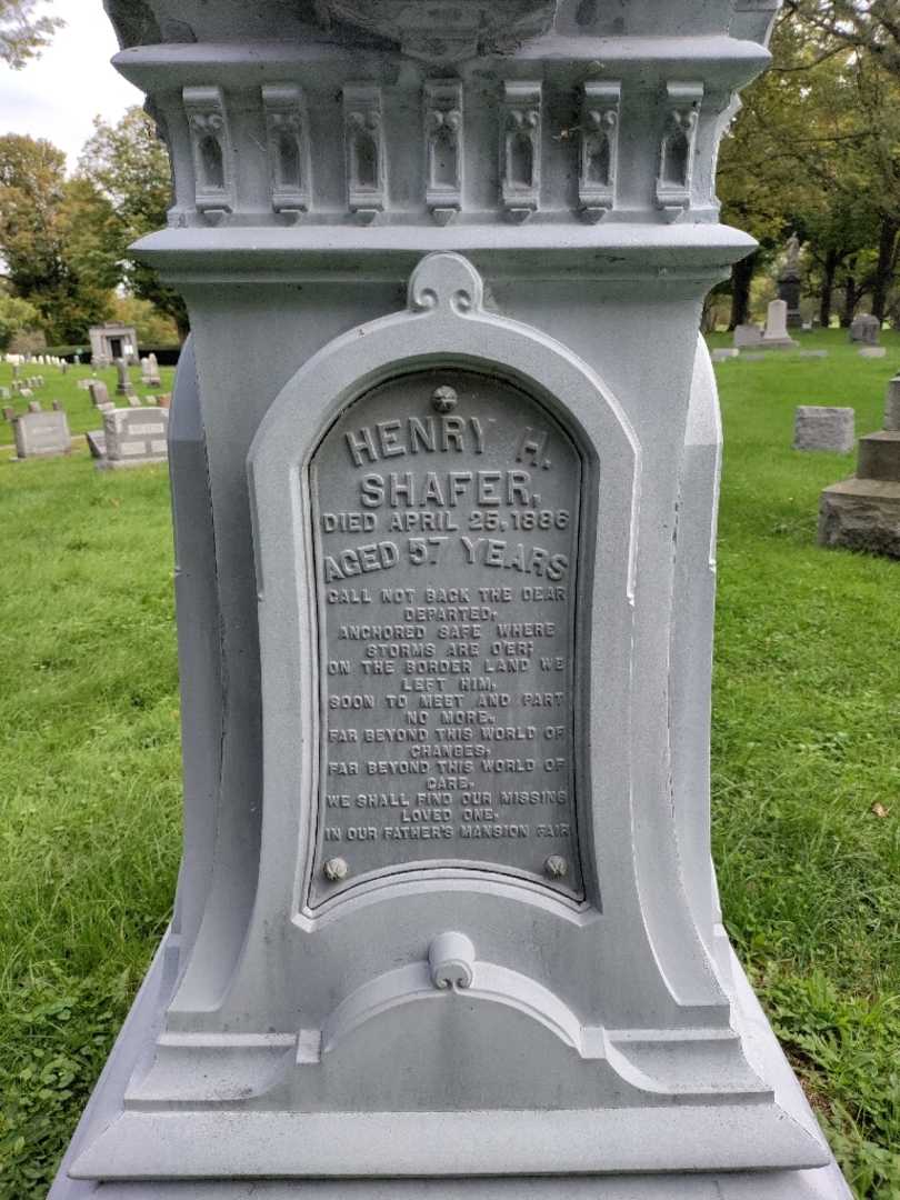 Henry H. Shafer's grave. Photo 3