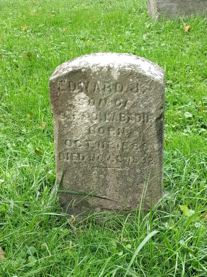 Edward John Labadie's grave. Photo 3