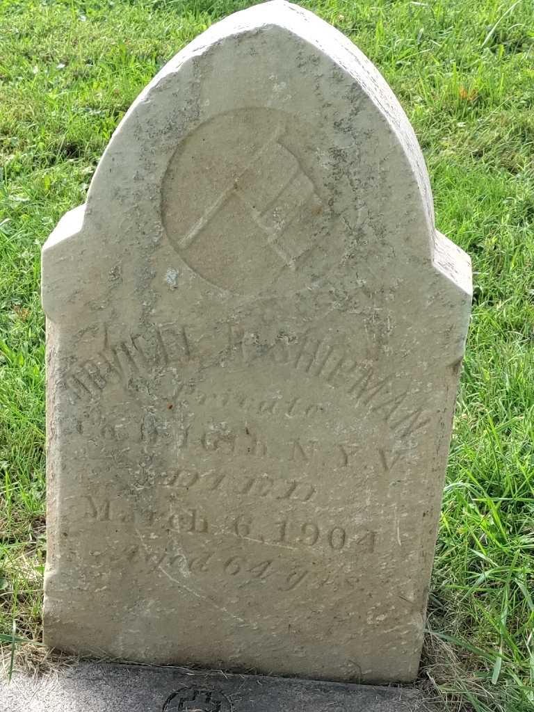 Orville R. Shipman's grave. Photo 3