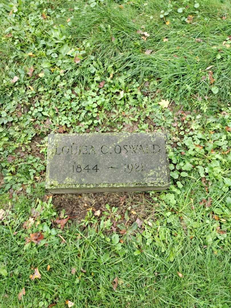 Louisa C. Oswald's grave. Photo 2