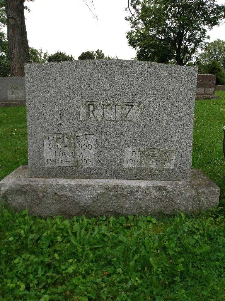 Corinne A. Ritz's grave. Photo 2