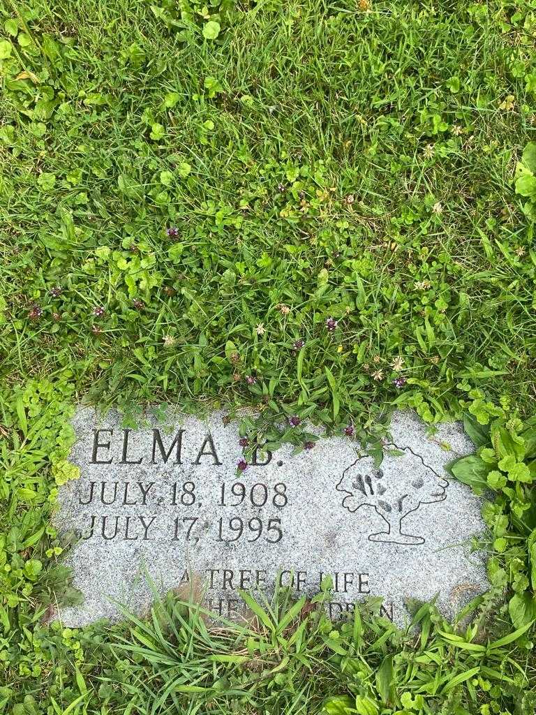 Elma B. Warner's grave. Photo 2