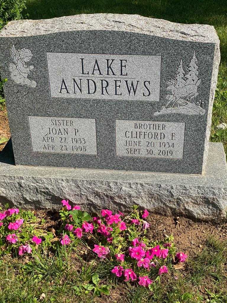 Clifford F. Lake Andrews's grave. Photo 3