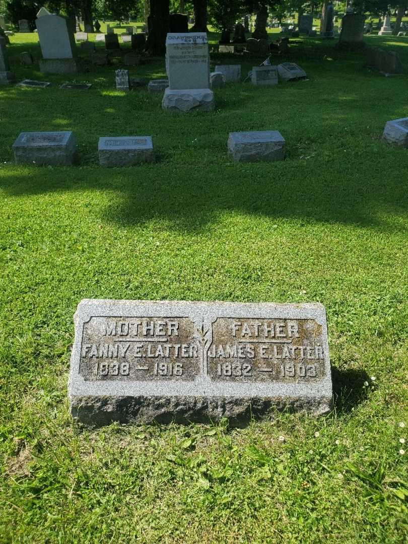 James E. Latter's grave. Photo 2