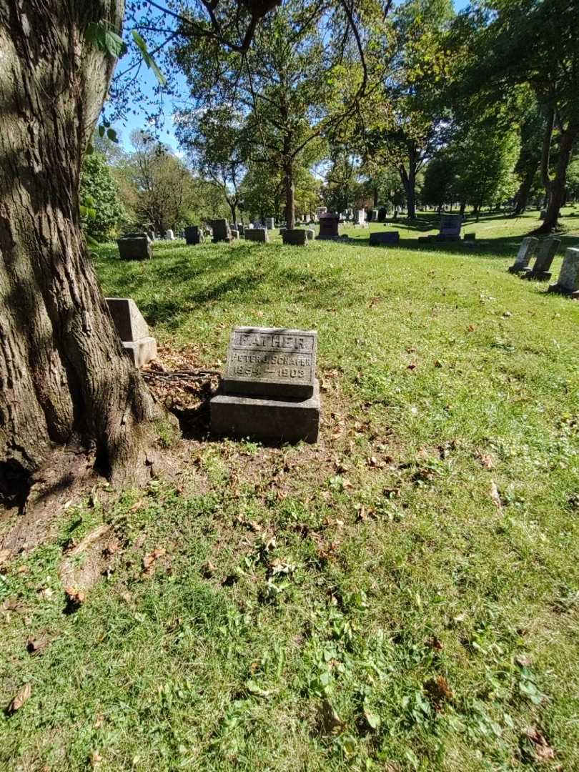 Peter J. Schafer's grave. Photo 1