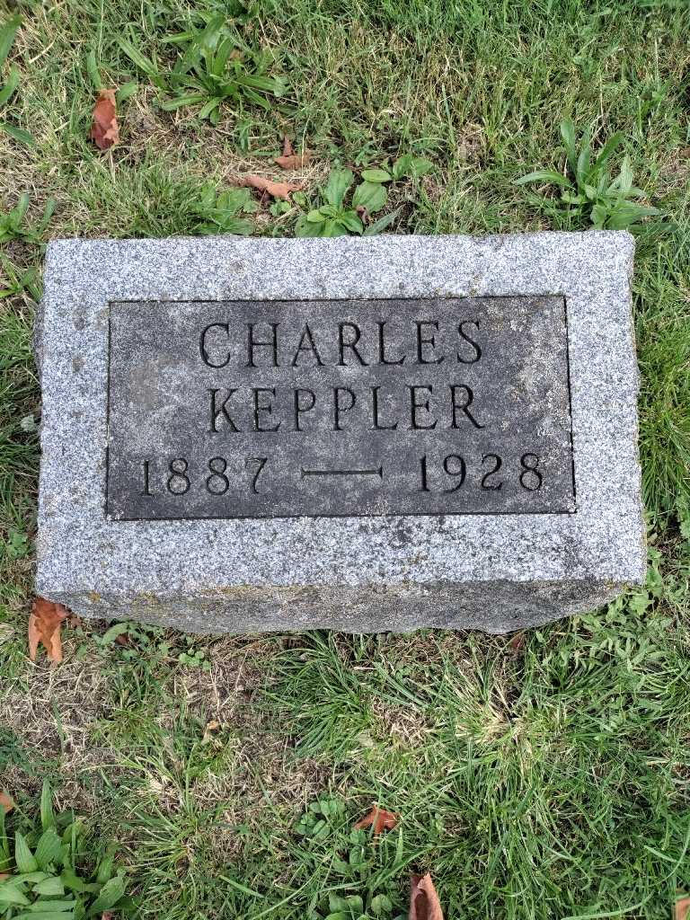 Charles Keppler's grave. Photo 1