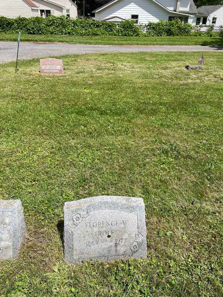 Florence V. Rolf's grave. Photo 2