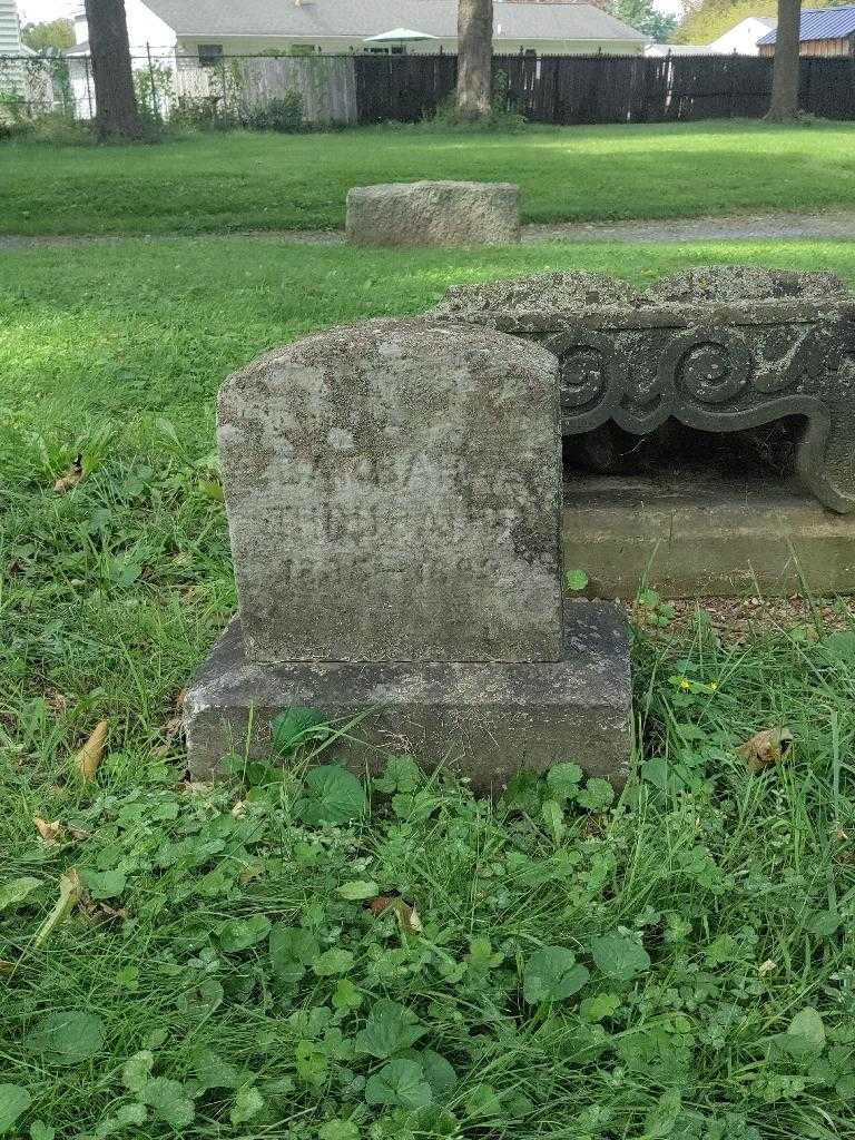 Barbara Thousand's grave. Photo 2
