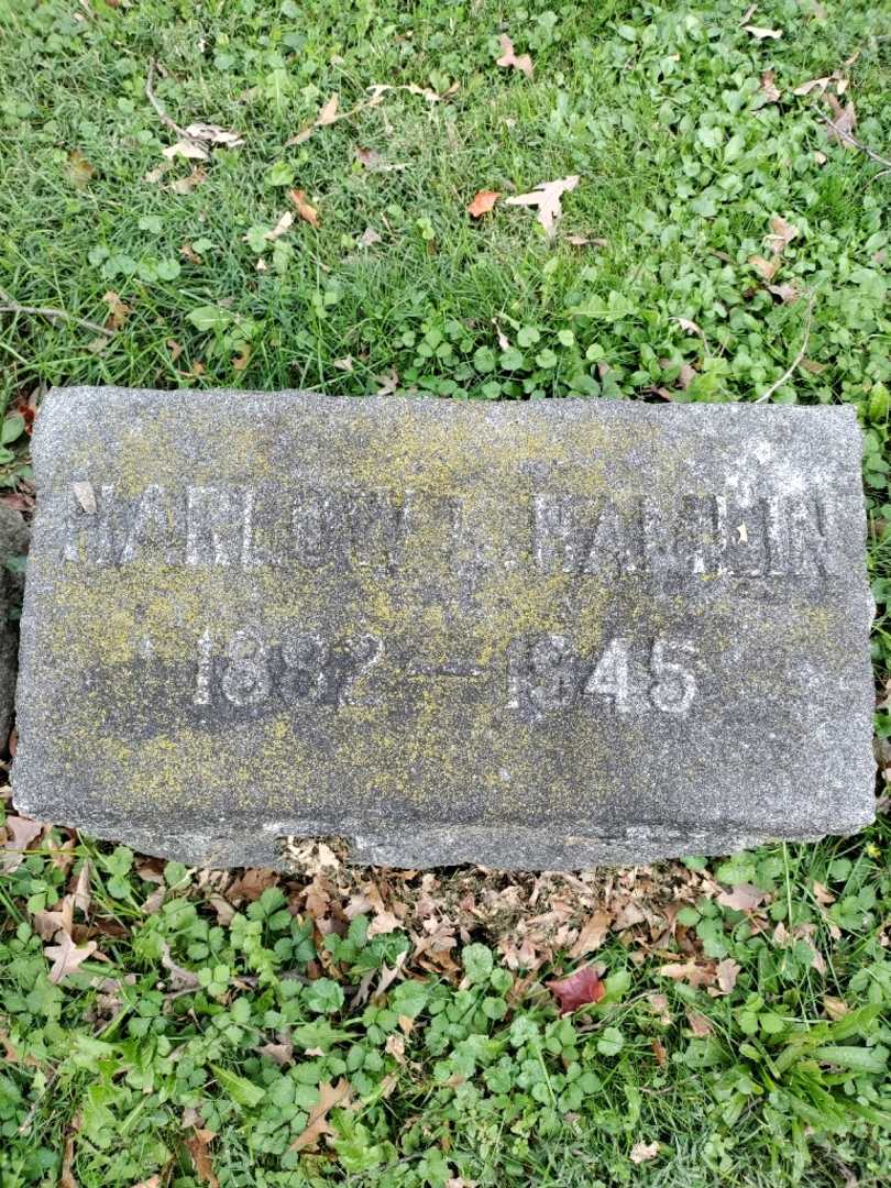 Harlow L. Hamlin's grave. Photo 3