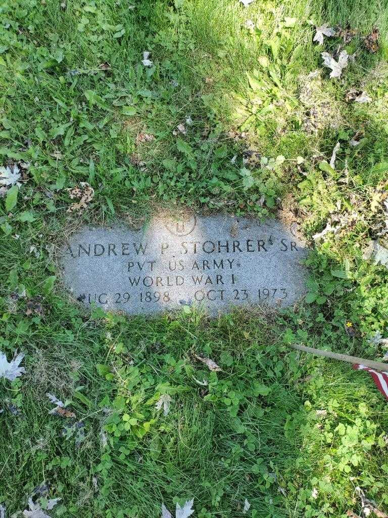 Andrew P. Stohrer Senior's grave. Photo 2
