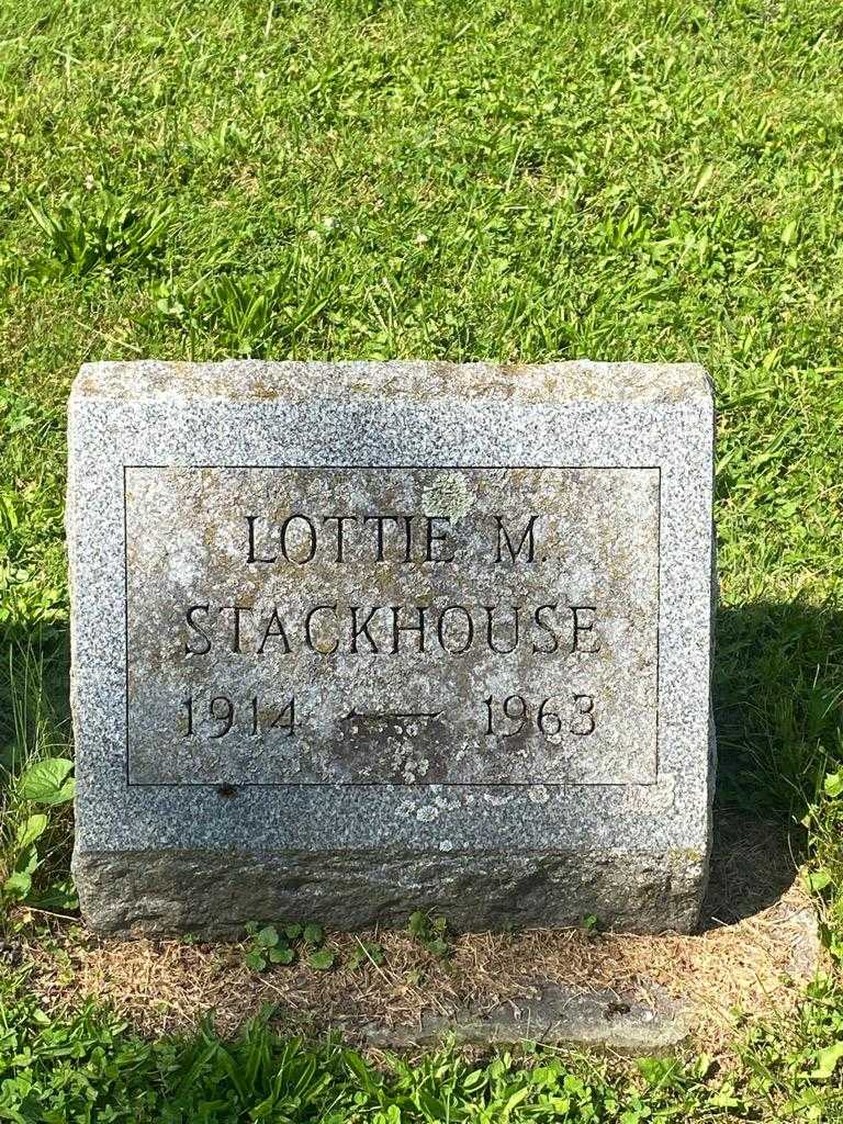 Lottie M. Stackhouse's grave. Photo 3