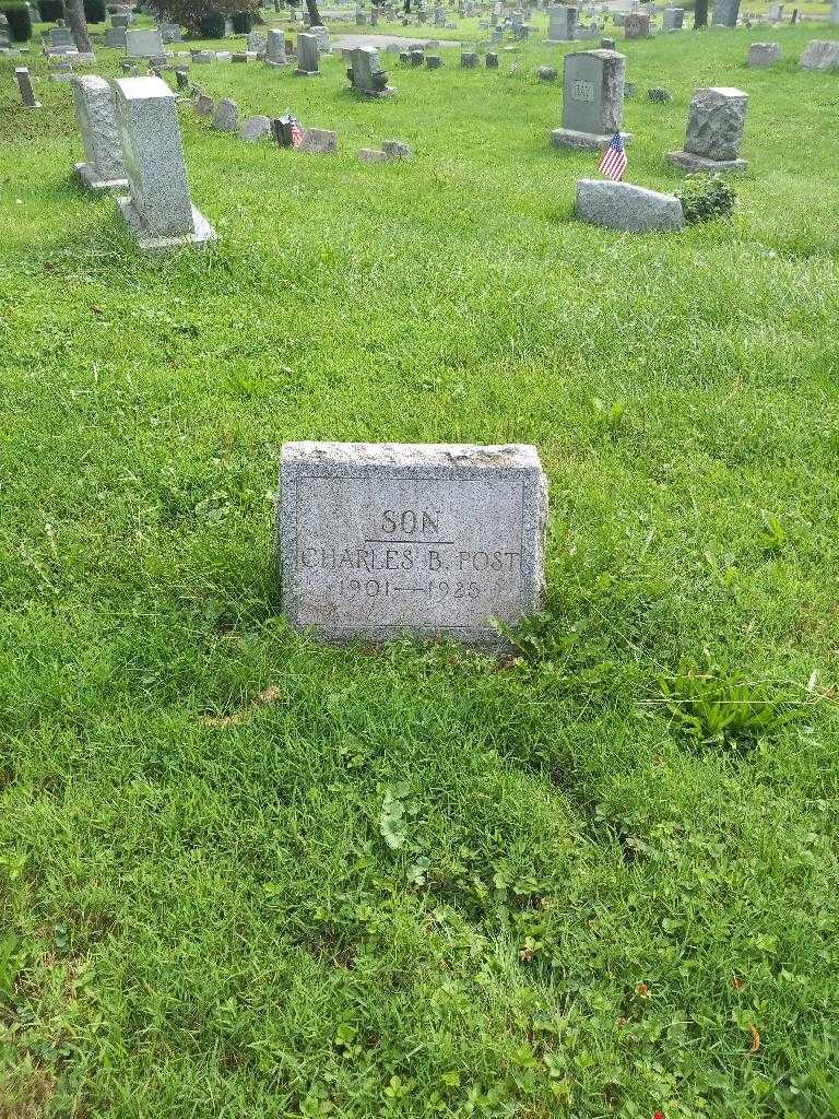 Charles B. Post's grave. Photo 1