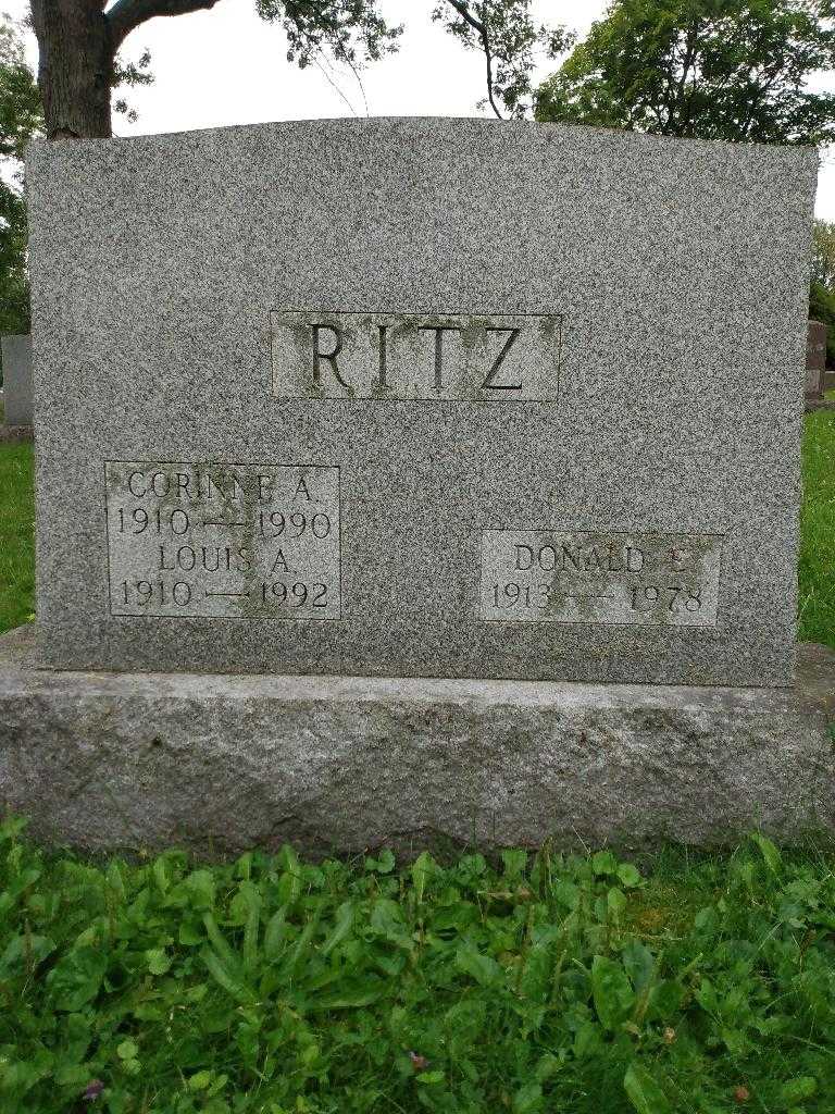 Corinne A. Ritz's grave. Photo 3