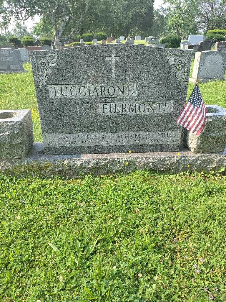 Frank Tucciarone's grave. Photo 1