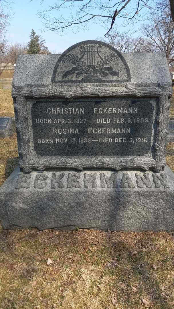 Charles H. Eckermann's grave. Photo 1