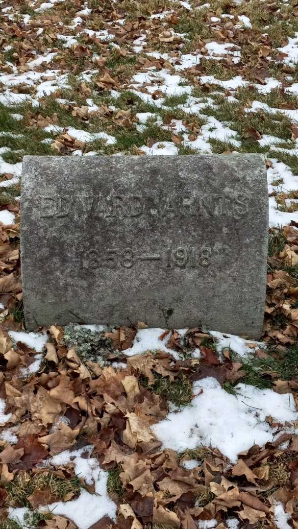Edward Arnts's grave. Photo 3