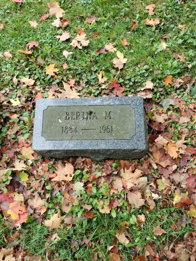 Bertha M. Conine's grave. Photo 3