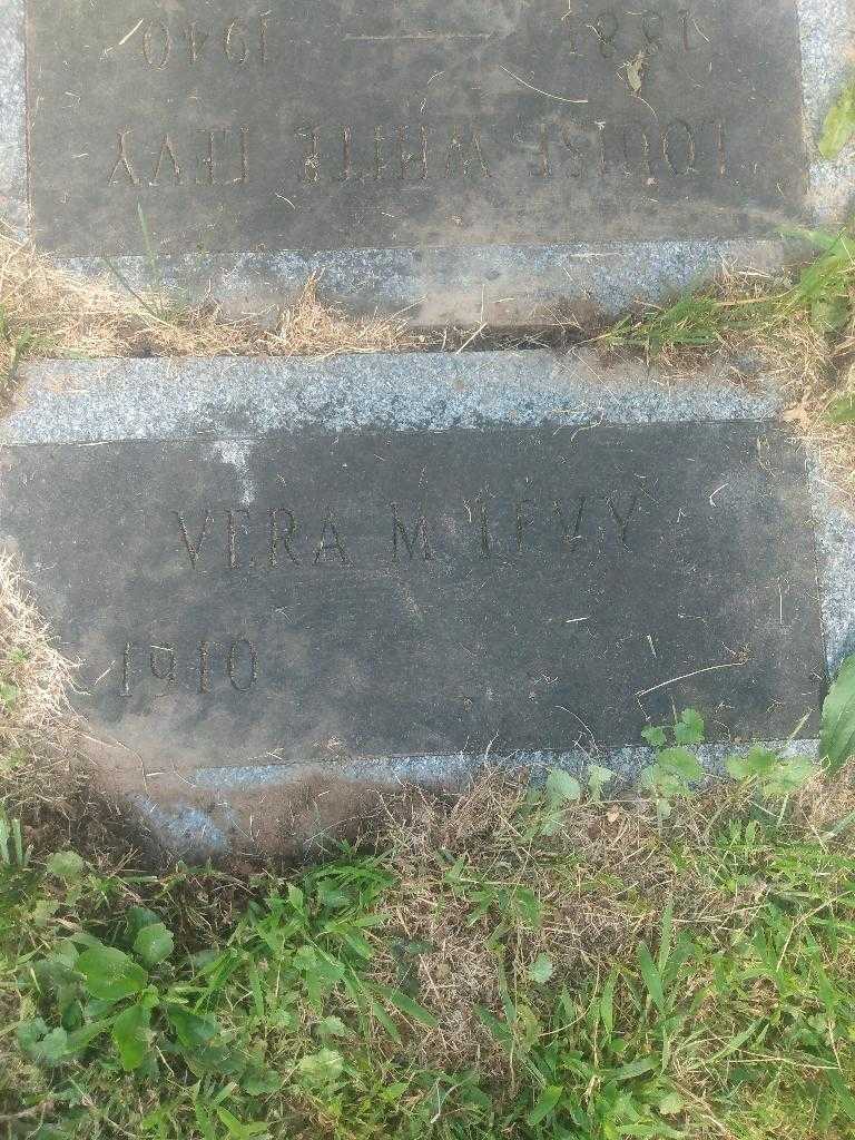 Vera M. Levy's grave. Photo 3