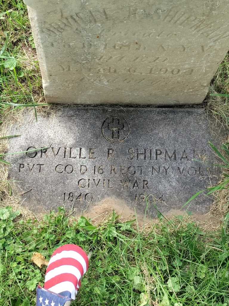 Orville R. Shipman's grave. Photo 4