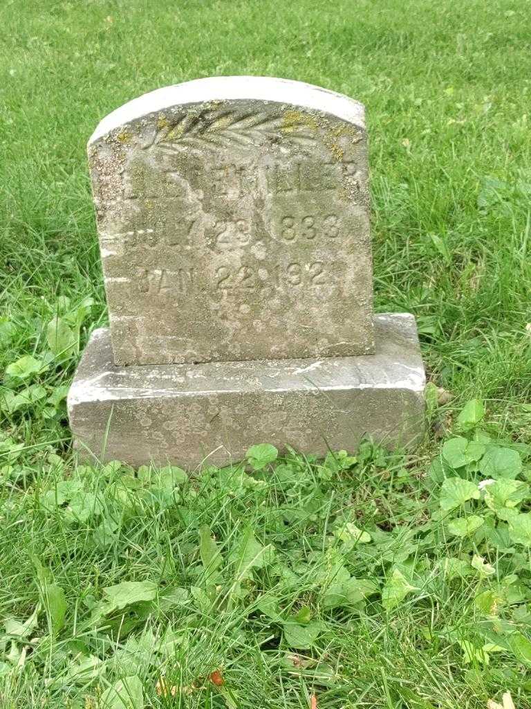 Ellen E. Miller's grave. Photo 4