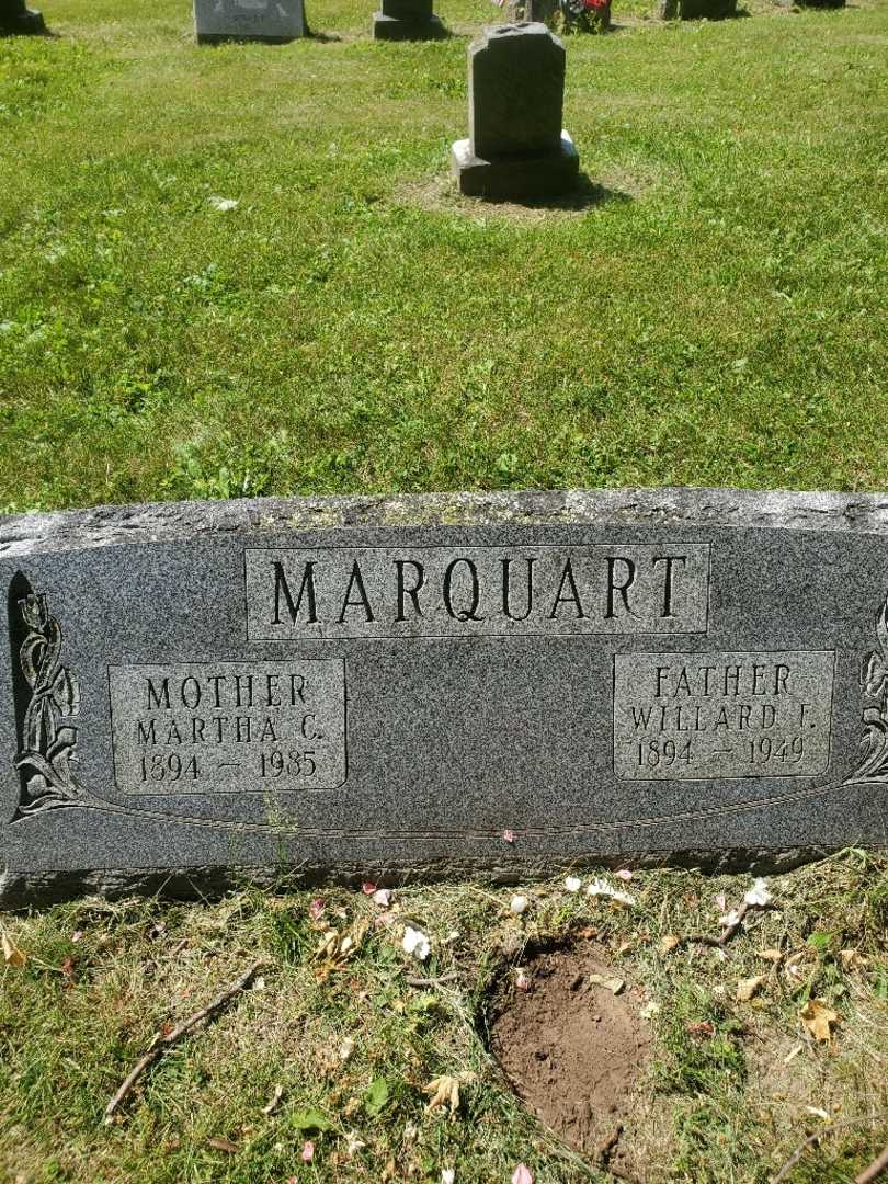 Martha C. Marquart's grave. Photo 3