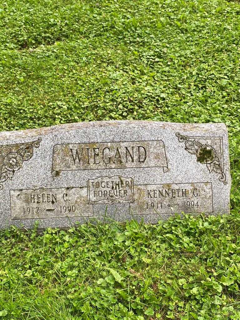 Kenneth G. Wiegand's grave. Photo 3