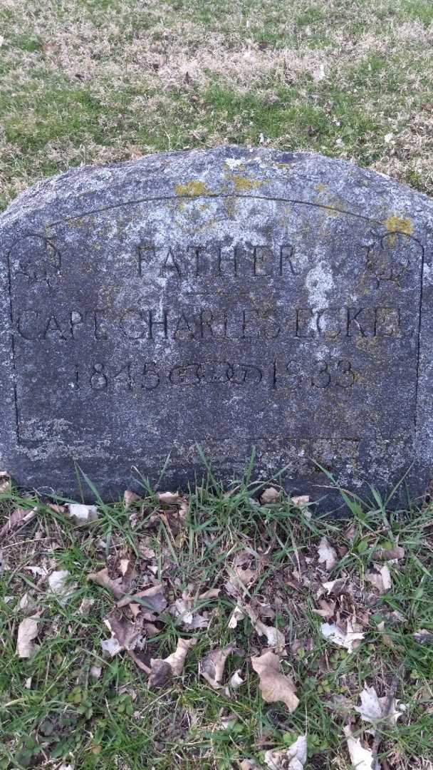 Charles Eckel's grave. Photo 17