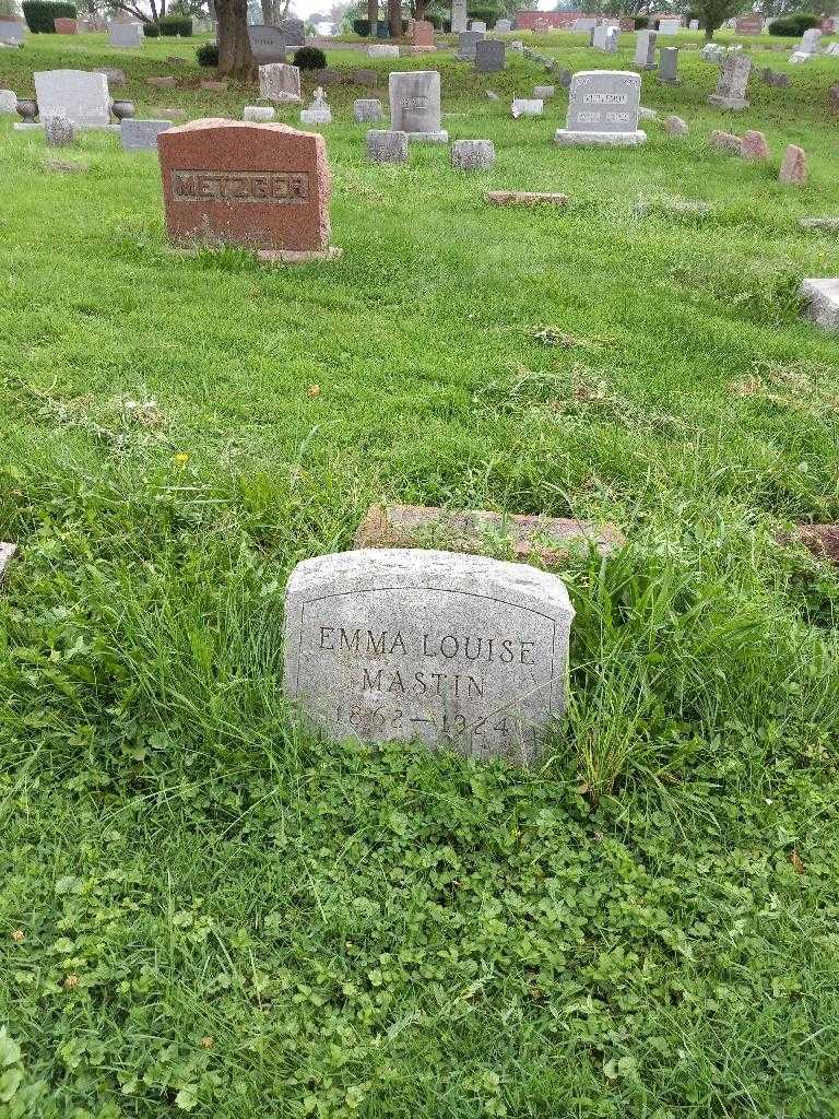 Emma Louise Mastin's grave. Photo 1