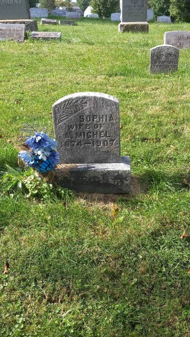 Sophia Michel's grave. Photo 2