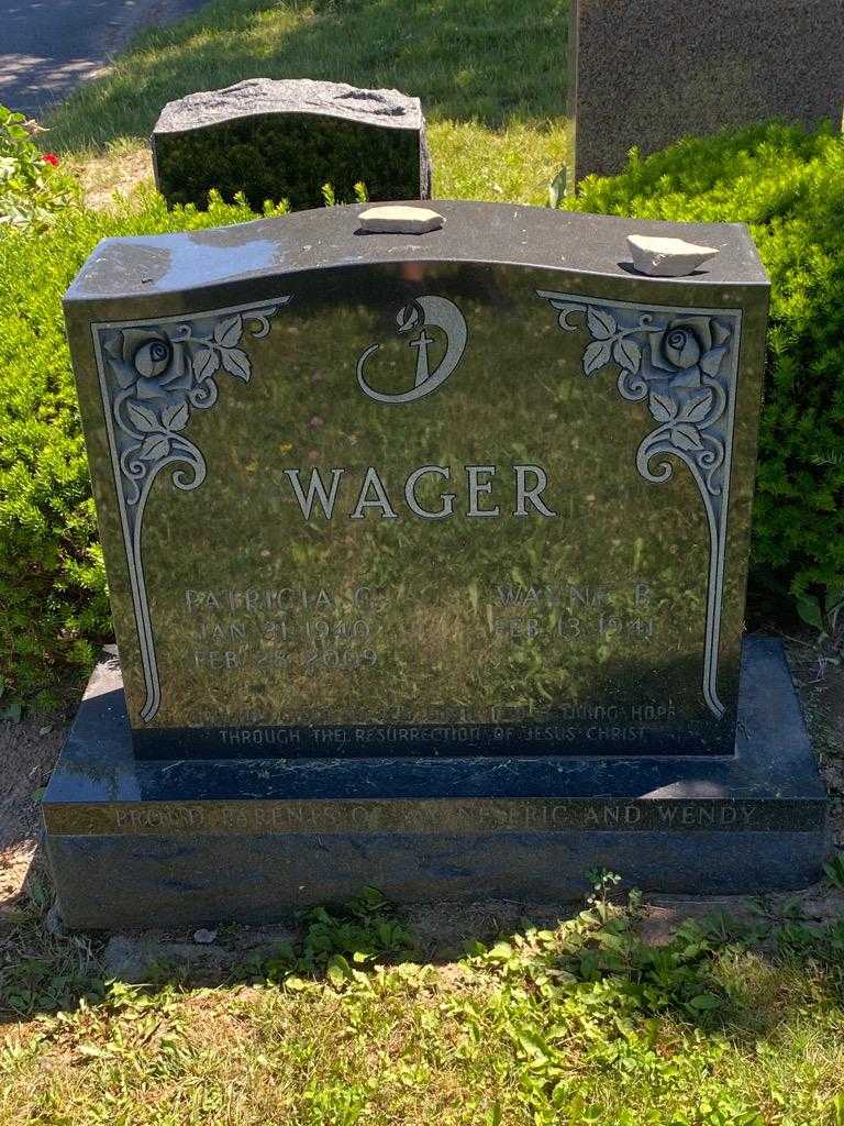 Patricia C. Wager's grave. Photo 3
