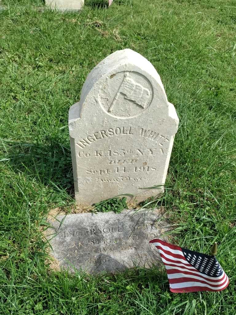 Ingersoll White's grave. Photo 2