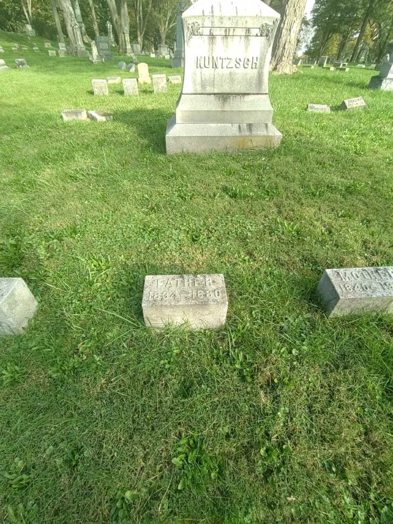 August Kuntzsch's grave. Photo 1