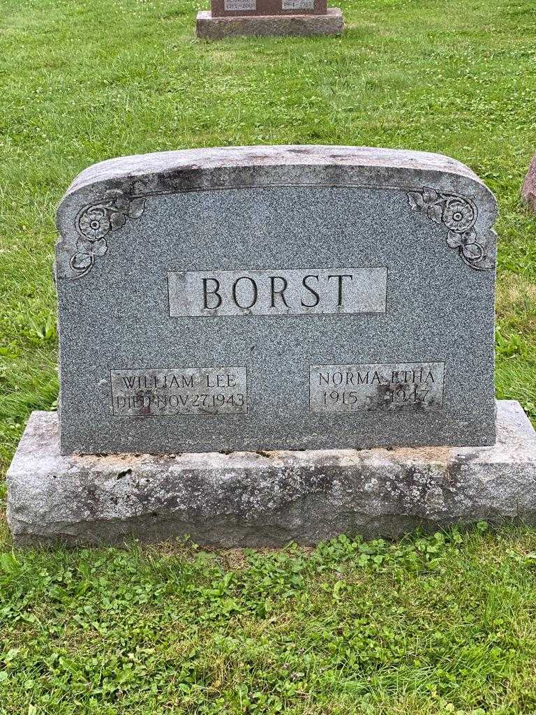 Norma Etha Borst's grave. Photo 3