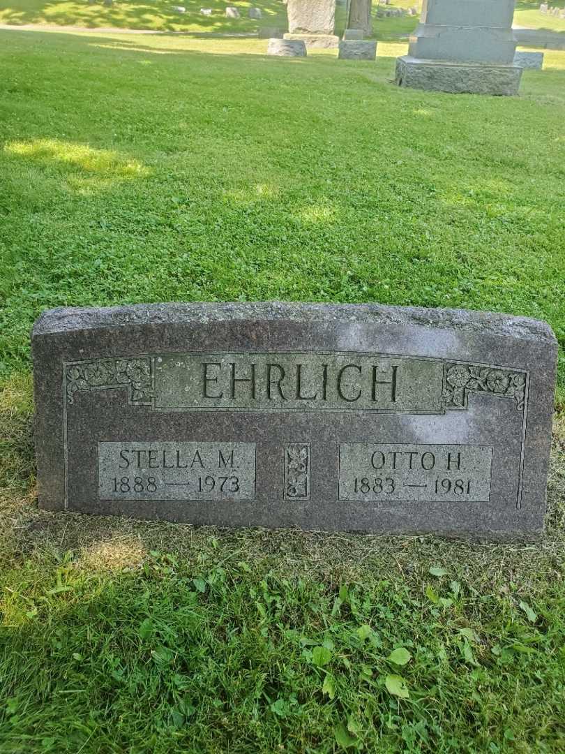 Otto H. Ehrlich's grave. Photo 3