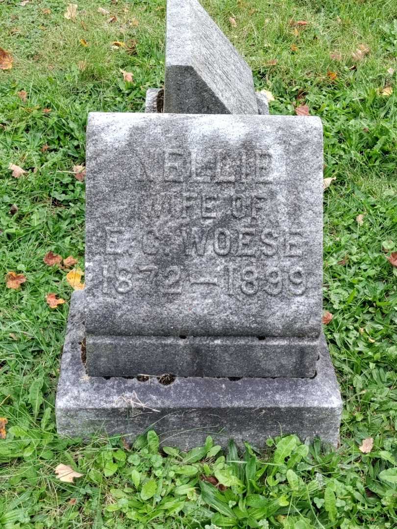 Nellie Woese's grave. Photo 3