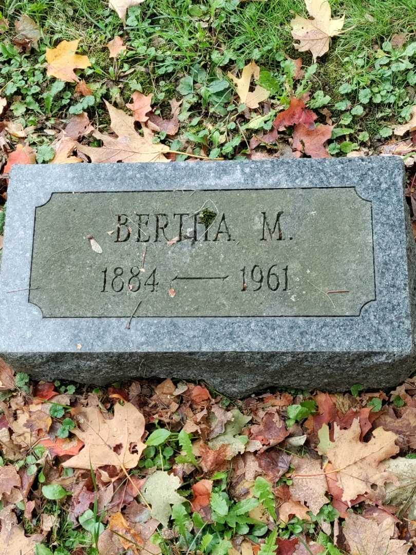 Bertha M. Conine's grave. Photo 4