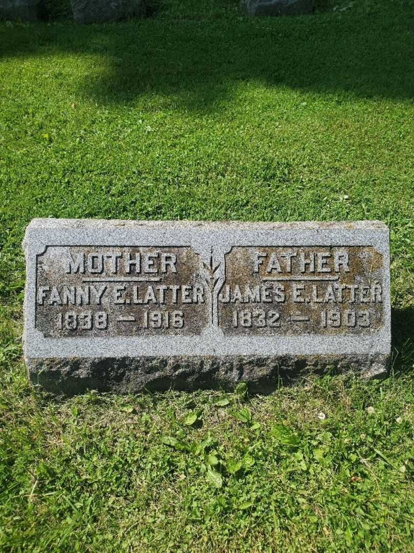 James E. Latter's grave. Photo 4