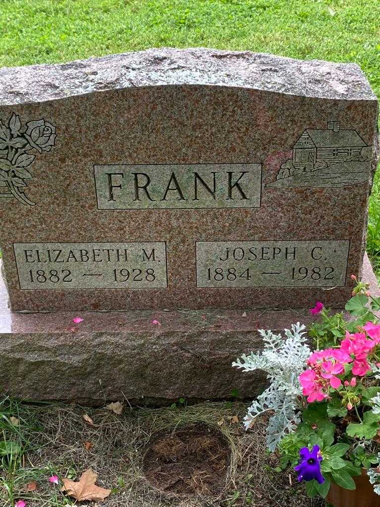 Joseph C. Frank's grave. Photo 1
